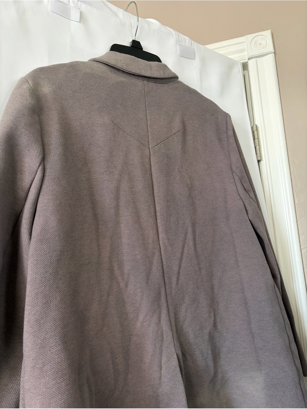 Topshop taupe knitted‎ blazer size 12 - Picture 7 of 7